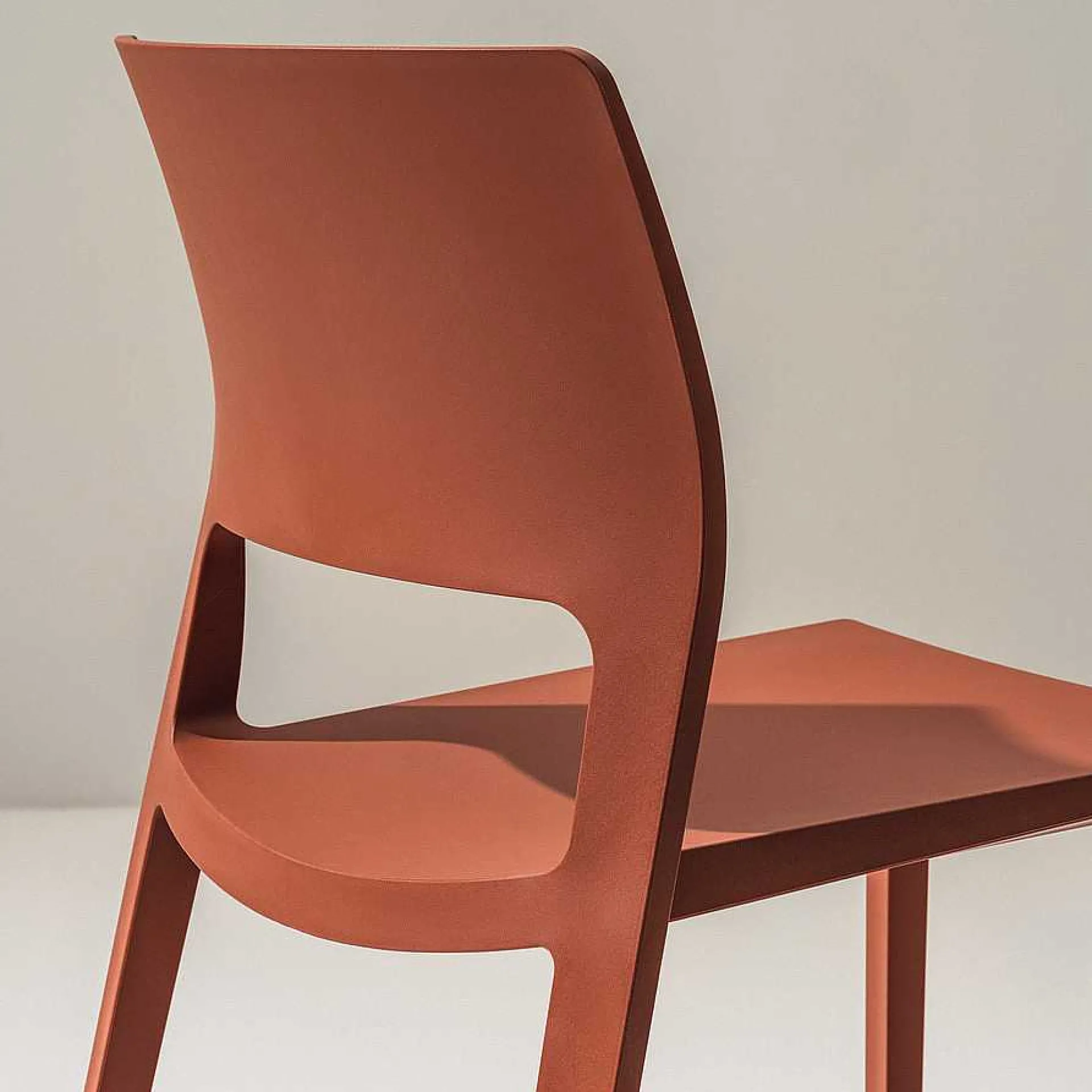 Arper Chairs*Juno 02 | Chair | Rust