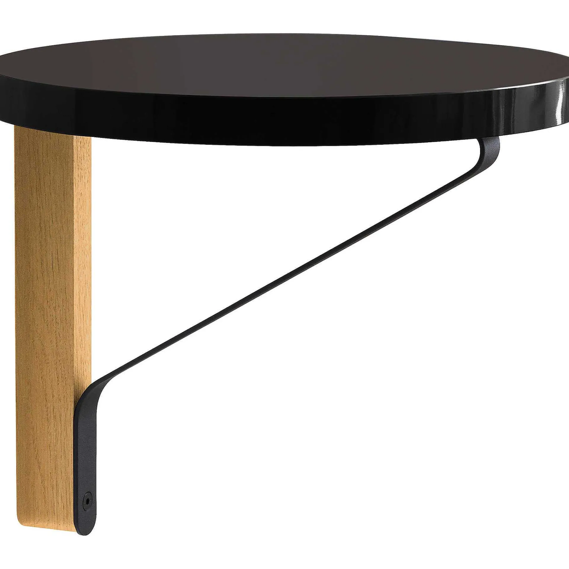 Artek Shelves*Kaari Wall Shelf Round | Black Oak