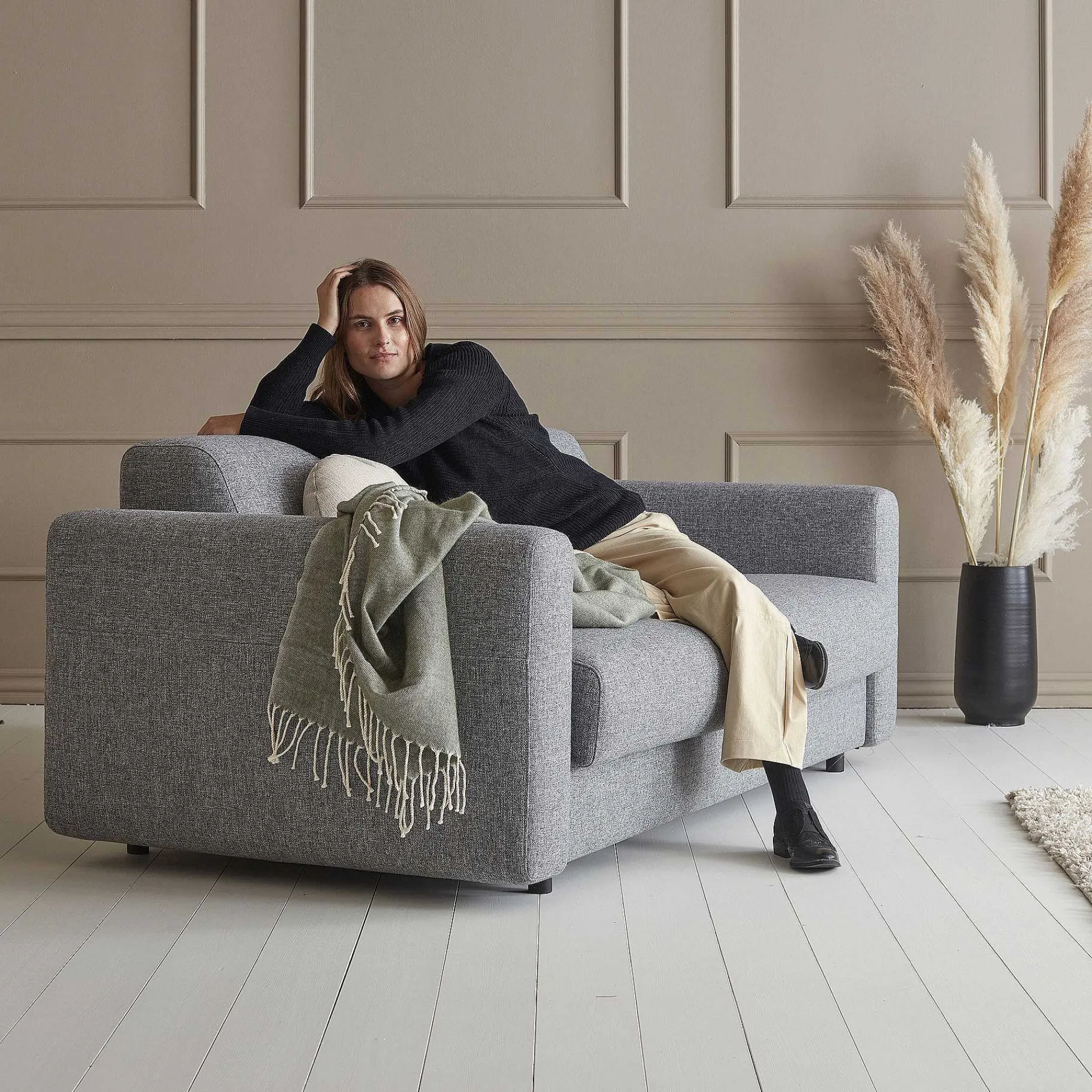 Innovation Living Sofa Beds*Killian Dual - Sofa Bed | 565 - Black Wood Legs | 140-195 Cm