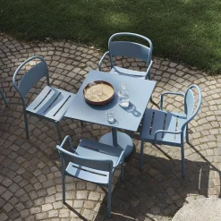 Muuto Outdoor Chairs*Linear Steel Armchair | Outdoor Armchair | Pale Blue