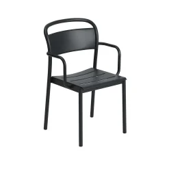 Muuto Outdoor Chairs*Linear Steel Armchair | Outdoor Armchair | Black