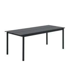 Muuto Outdoor Tables*Linear Steel Bench | Outdoor Table | Black