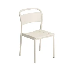 Muuto Outdoor Chairs*Linear Steel Sidechair | Outdoor Chair | Off White