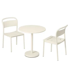 Muuto Outdoor Chairs*Linear Steel Sidechair | Outdoor Chair | Off White