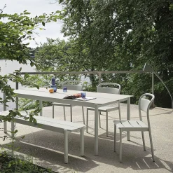 Muuto Outdoor Chairs*Linear Steel Sidechair | Outdoor Chair | Grey