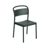 Muuto Outdoor Chairs*Linear Steel Sidechair | Outdoor Chair | Dark Green