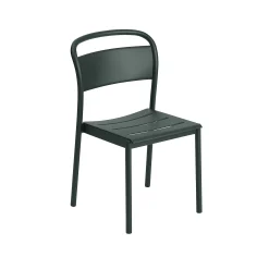 Muuto Outdoor Chairs*Linear Steel Sidechair | Outdoor Chair | Dark Green