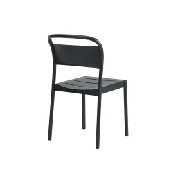 Muuto Outdoor Chairs*Linear Steel Sidechair | Outdoor Chair | Black