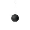 Mater Pendant Lights*Liuku Ball | Black Stain Lacquer Linden Wood