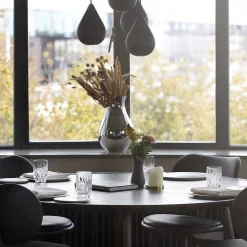 Mater Pendant Lights*Liuku Drop | Black Stain Lacquer Linden Wood