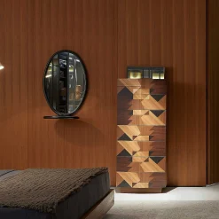 Porro Mirrors*Loop Mirror | Specchio - Matt Black Lacquered