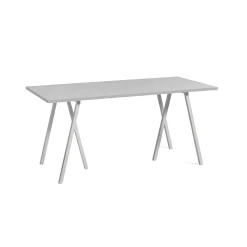 HAY Dining Tables*Loop Stand Table - Grey Linoleum / Grey Ash Edge