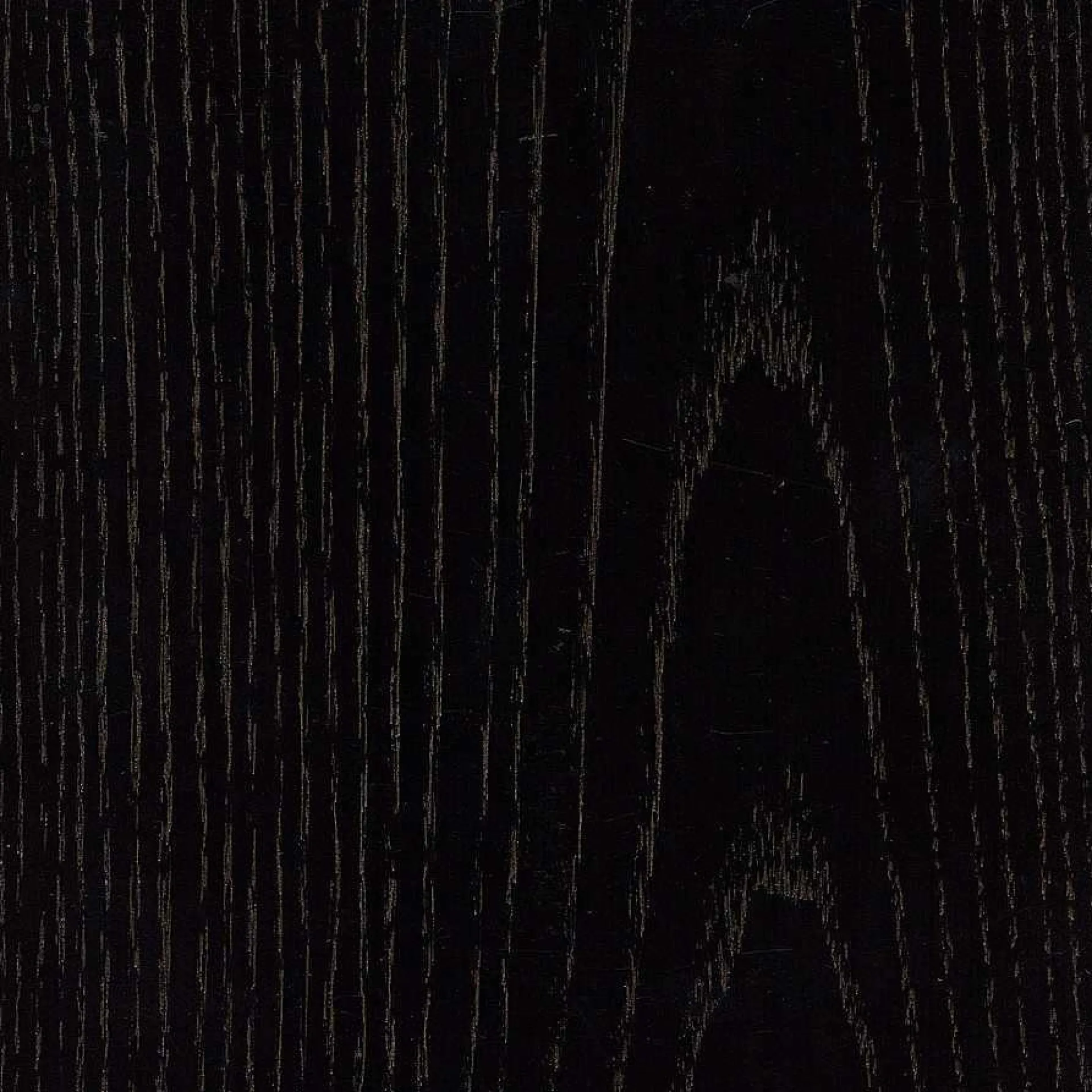 Vitra Single Armchairs*Lounge Chair & Ottoman | Black Ash - Asphalt Leather