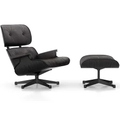 Vitra Single Armchairs*Lounge Chair & Ottoman | Lounge Chair | Chocolate
