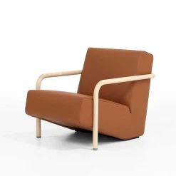 Porro Single Armchairs*Lullaby | Armchair - Solid Ash - P11-051 Rancho Leather