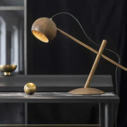 Brdr. Krüger Decorations*Lune Table Lamp | Fumed Oiled Oak