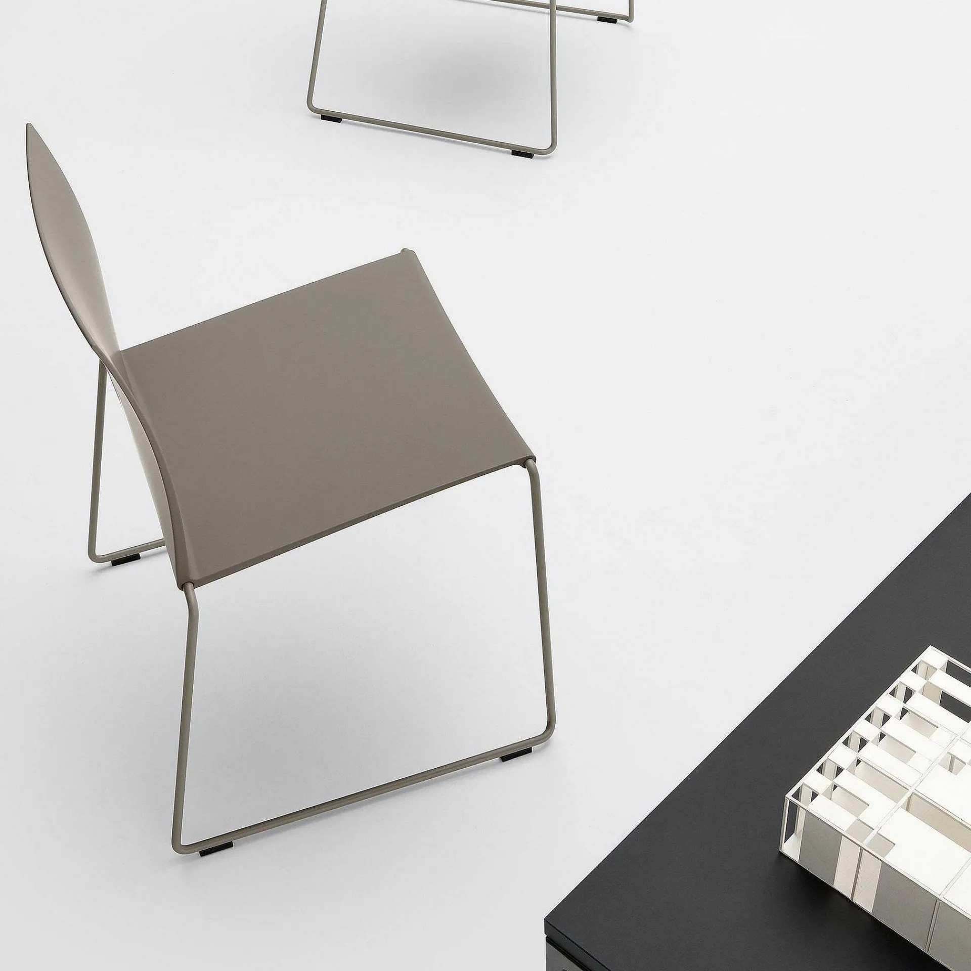 MDF Italia Chairs*M1 | Chair | Mud Brown