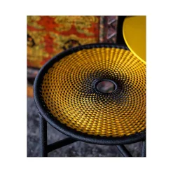 Moroso Coffee Tables*M'Afrique Banjooli Bistrot Table | Yellow-Black