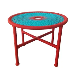 Moroso Coffee Tables*M'Afrique Banjooli Small Table | Red-Turquoise