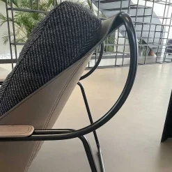 Zanotta Single Armchairs*Maggiolina Chaise Longue | Armchair | Leather - Fabric - Ex - Display