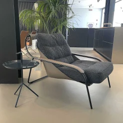Zanotta Single Armchairs*Maggiolina Chaise Longue | Armchair | Leather - Fabric - Ex - Display