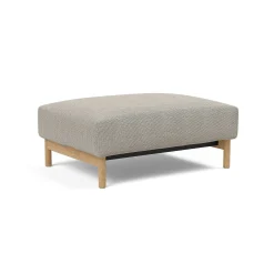 Innovation Living Pouf*Malloy Wood Ottoman | 579