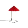 HAY Pendant Lights*Matin Table Lamp L | Bright Red Cotton Shade