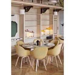 HAY Pendant Lights*Matin Table Lamp S | Yellow Cotton Shade