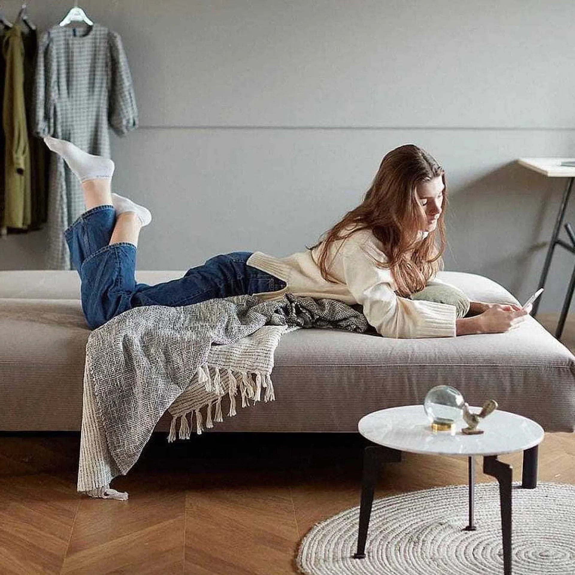 Innovation Living Sofa Beds*Merga | Sofa Bed | Black Wood Base | 318 | 140-200