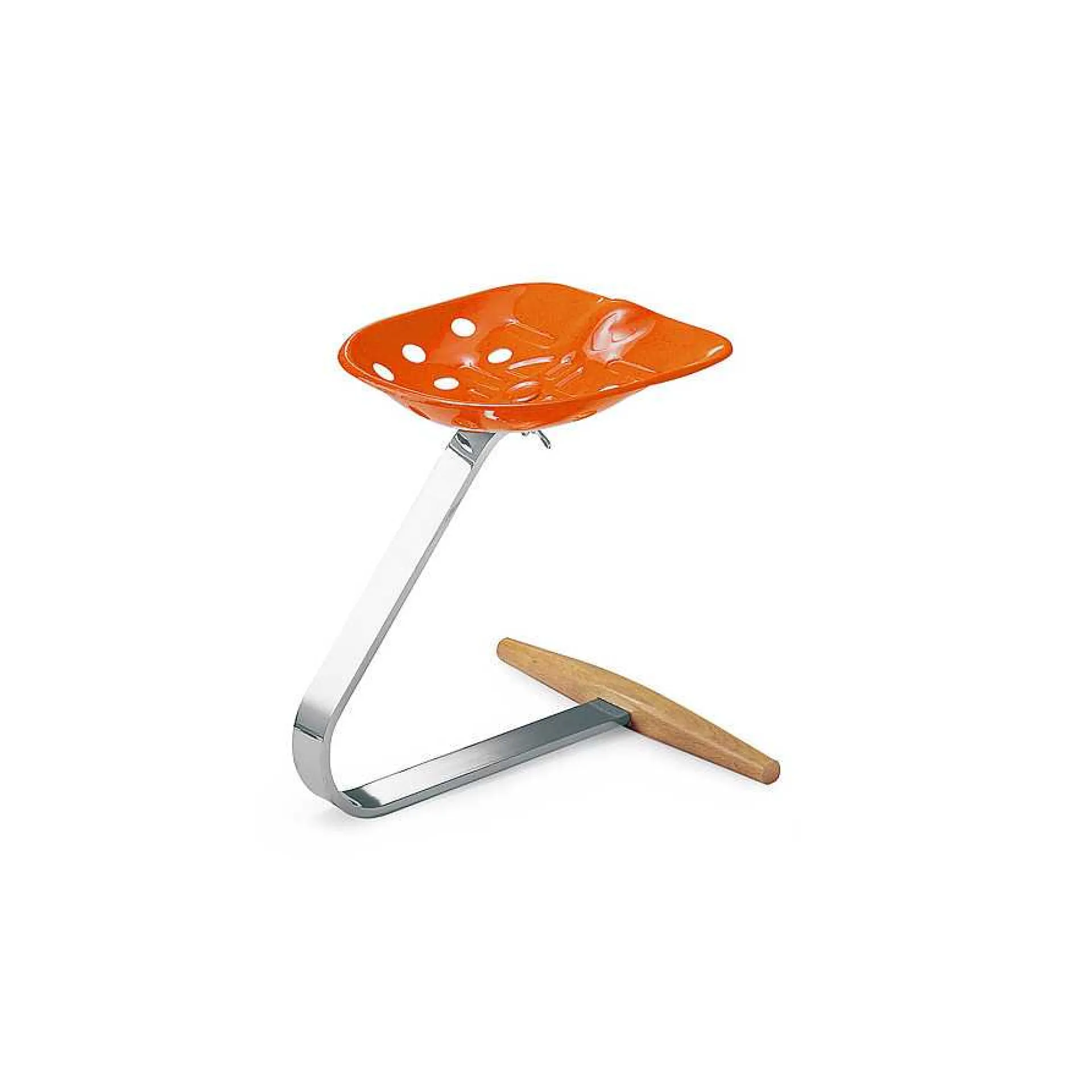 Zanotta Stools*Mezzadro | Orange