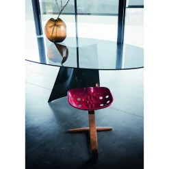 Zanotta Stools*Mezzadro | Stool | Red - Ex Display