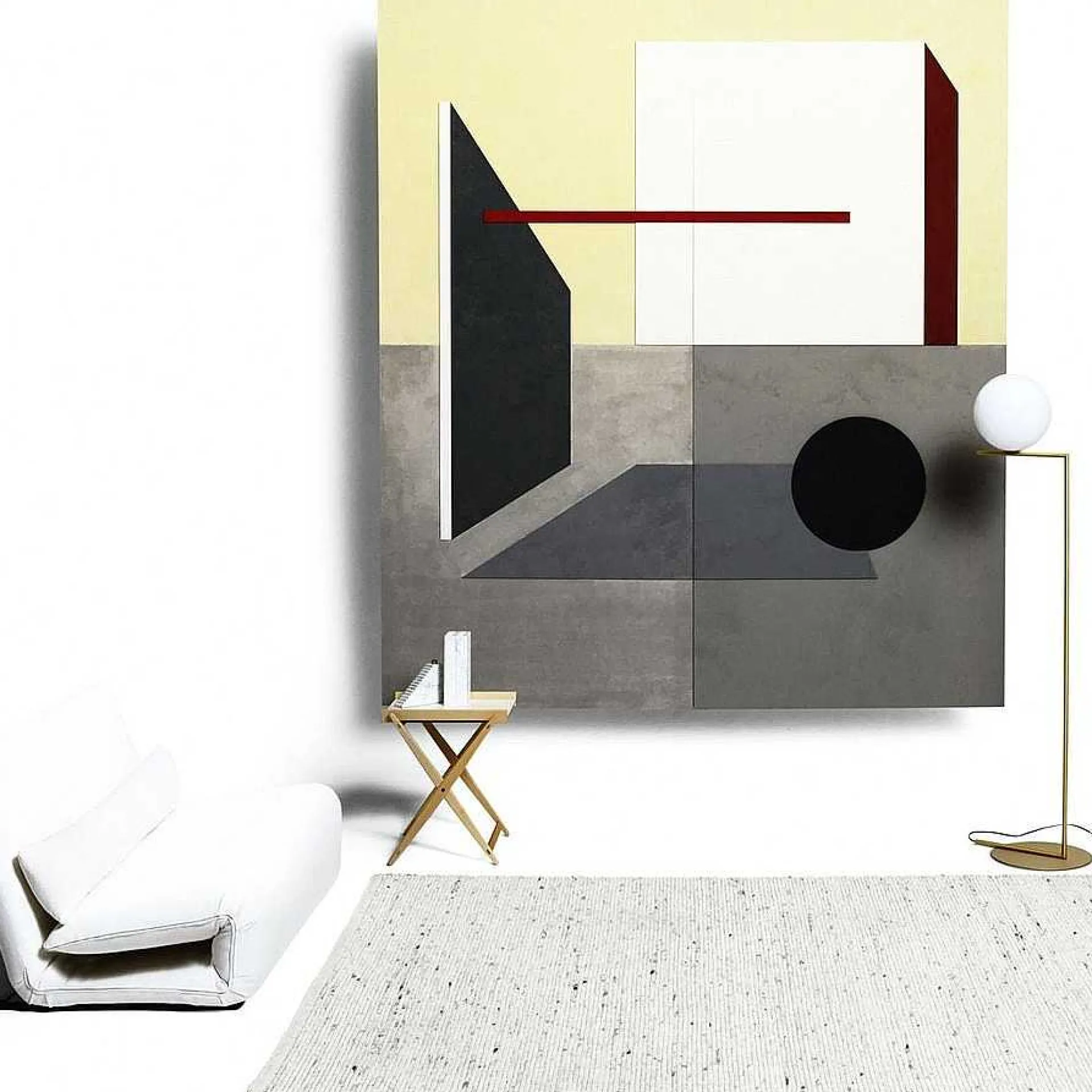 DePadova Coffee Tables*Mini Mate | Coffee Table - Beech/White Laminate