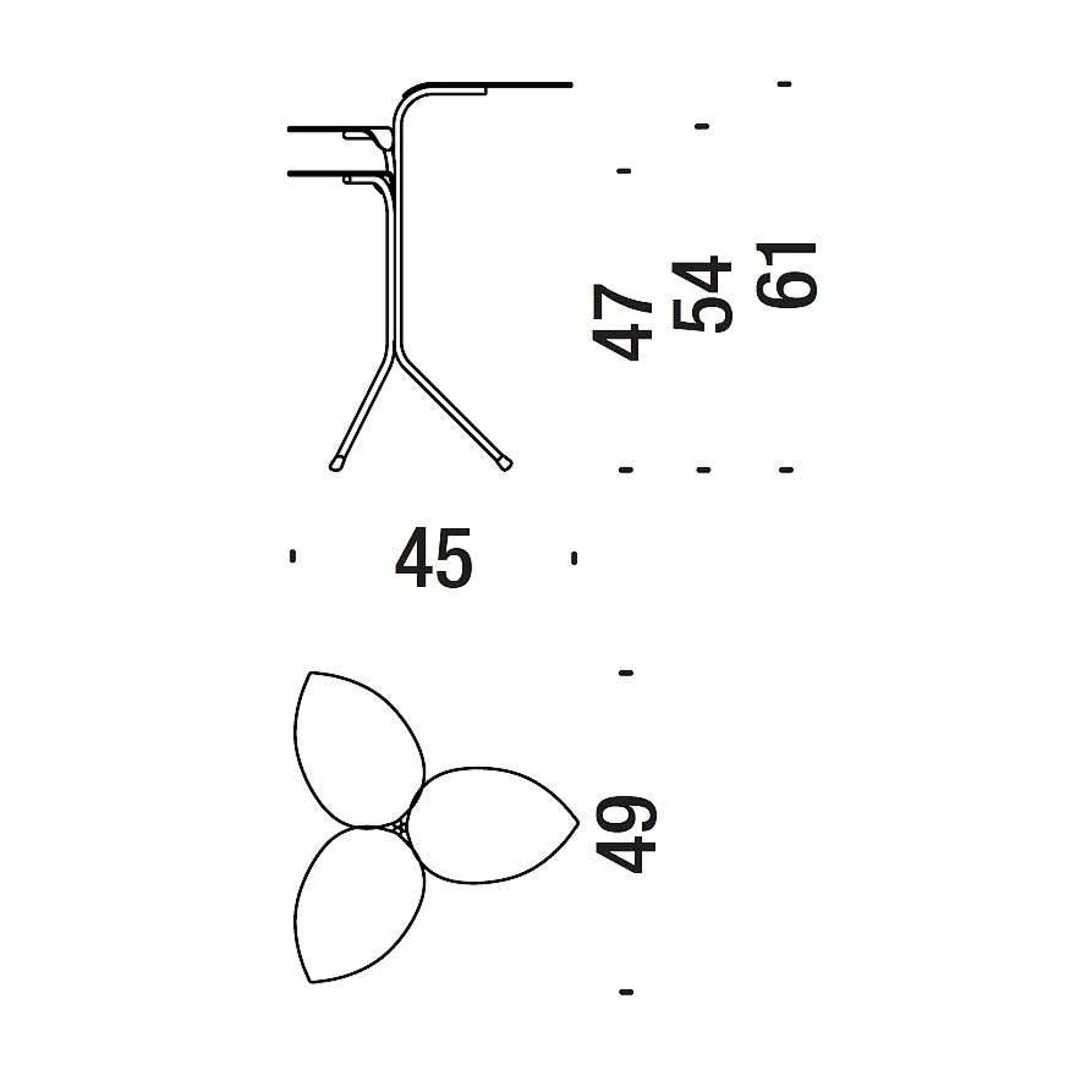 Moroso Coffee Tables*Morning Glory | Side Table | Red - Ex Display