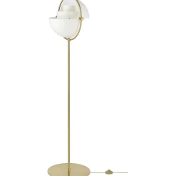 GUBI Pendant Lights*Muli-Lite Floor Lamp | White - Brass