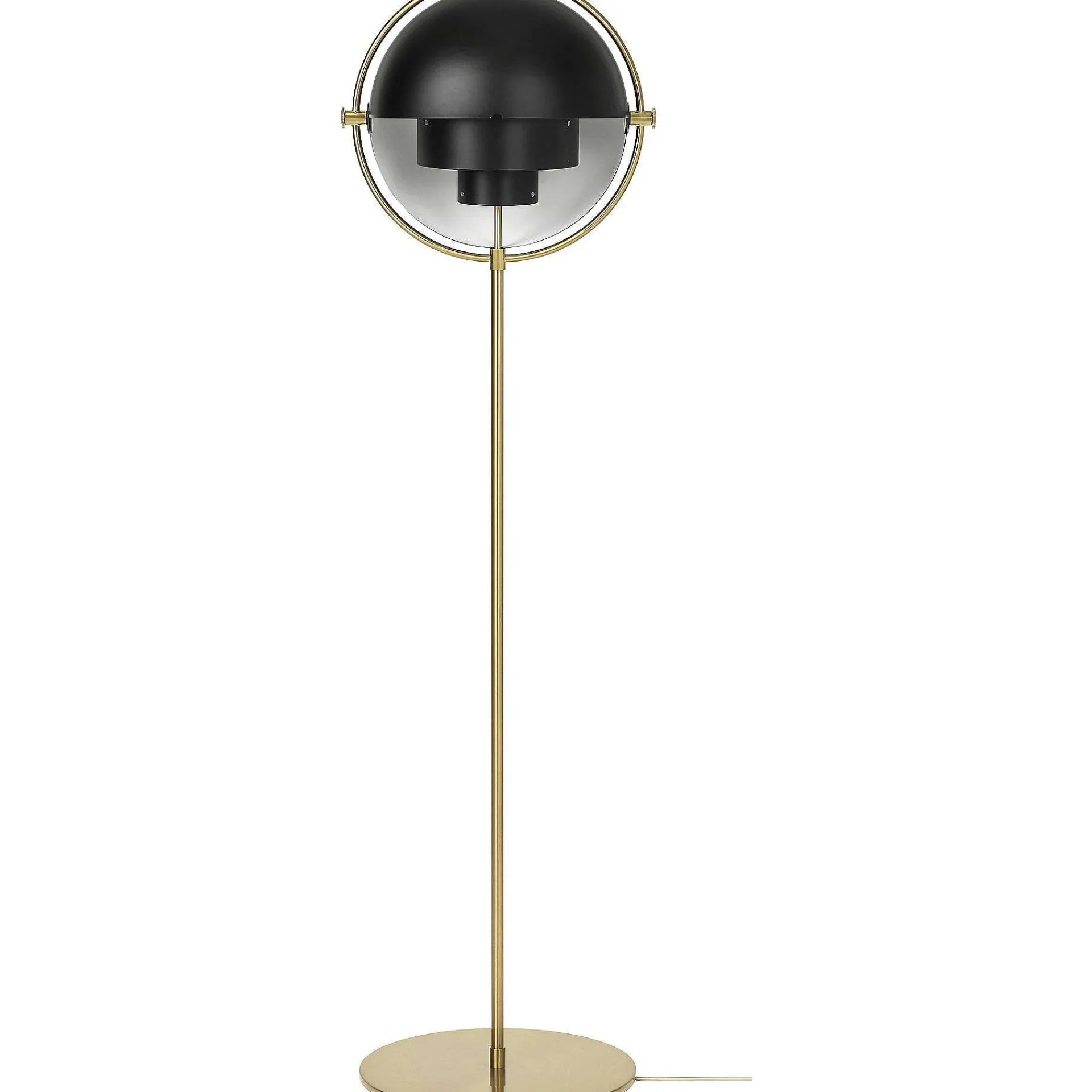GUBI Pendant Lights*Multi-Lite Floor Lamp | Brass - Black