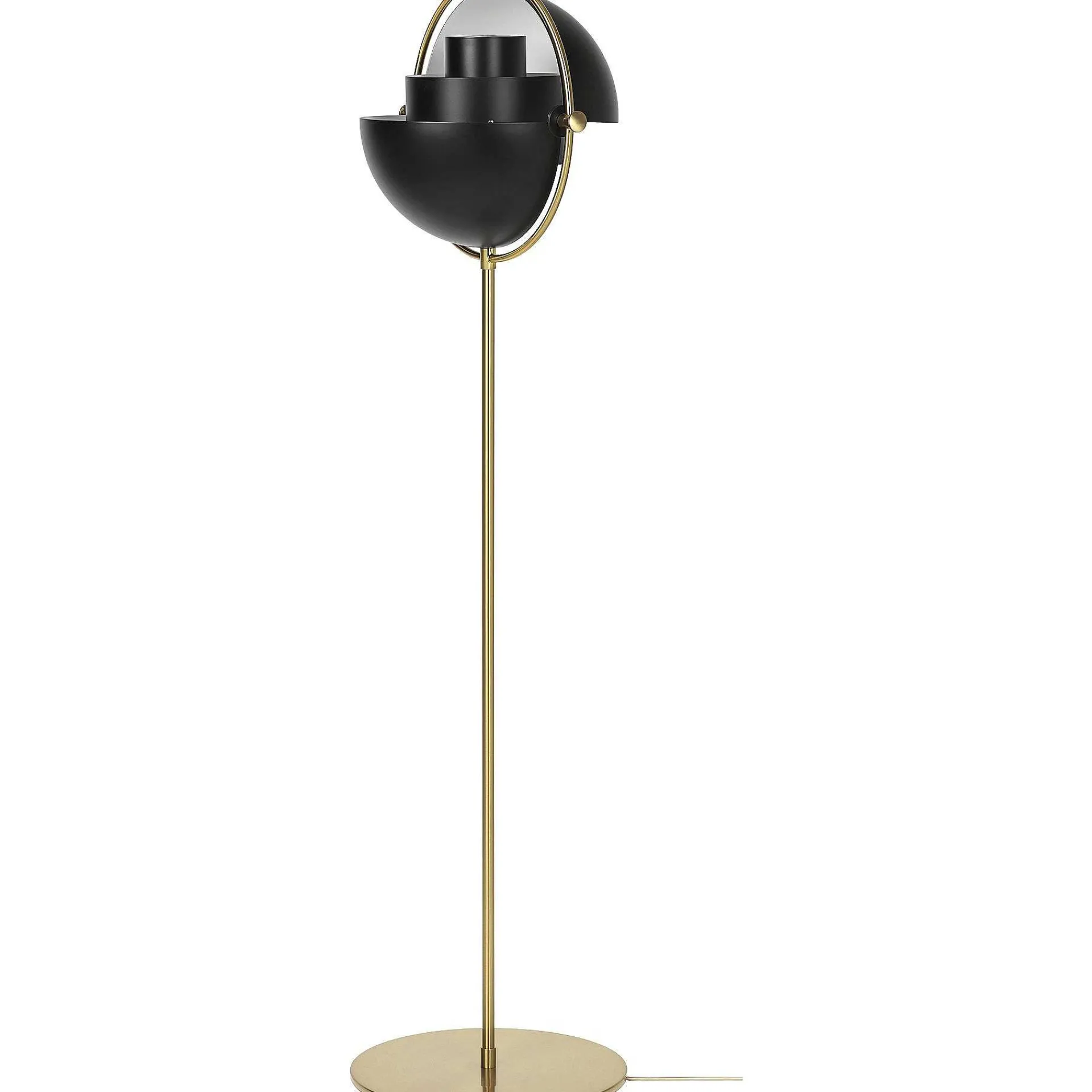 GUBI Pendant Lights*Multi-Lite Floor Lamp | Brass - Black