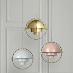 GUBI Pendant Lights*Multi-Lite Pendant | Brass/Small