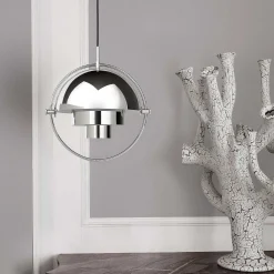GUBI Pendant Lights*Multi-Lite Pendant | Chrome/Large