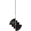 GUBI Pendant Lights*Multi-Lite Pendant | Soft Black - Brass/ Large