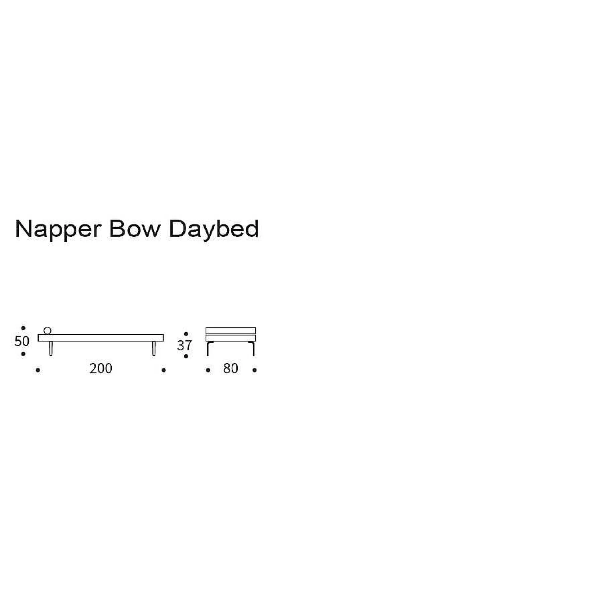 Innovation Living Daybed*Napper Bow Daybed - 521| 80-200 Cm