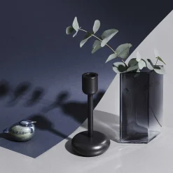 Iittala Decoration*Nappula Candle Holder | Dark Grey - 183Mm