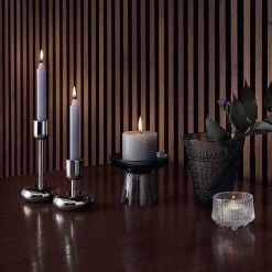 Iittala Decoration*Nappula Candle Holder | Steel - 183Mm