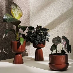 Iittala Vases*Nappula Plant Pot | 260X155Mm - Brown