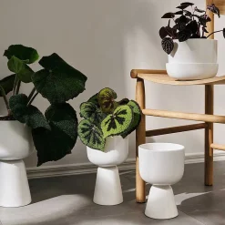 Iittala Vases*Nappula Plant Pot | 260X155Mm - White