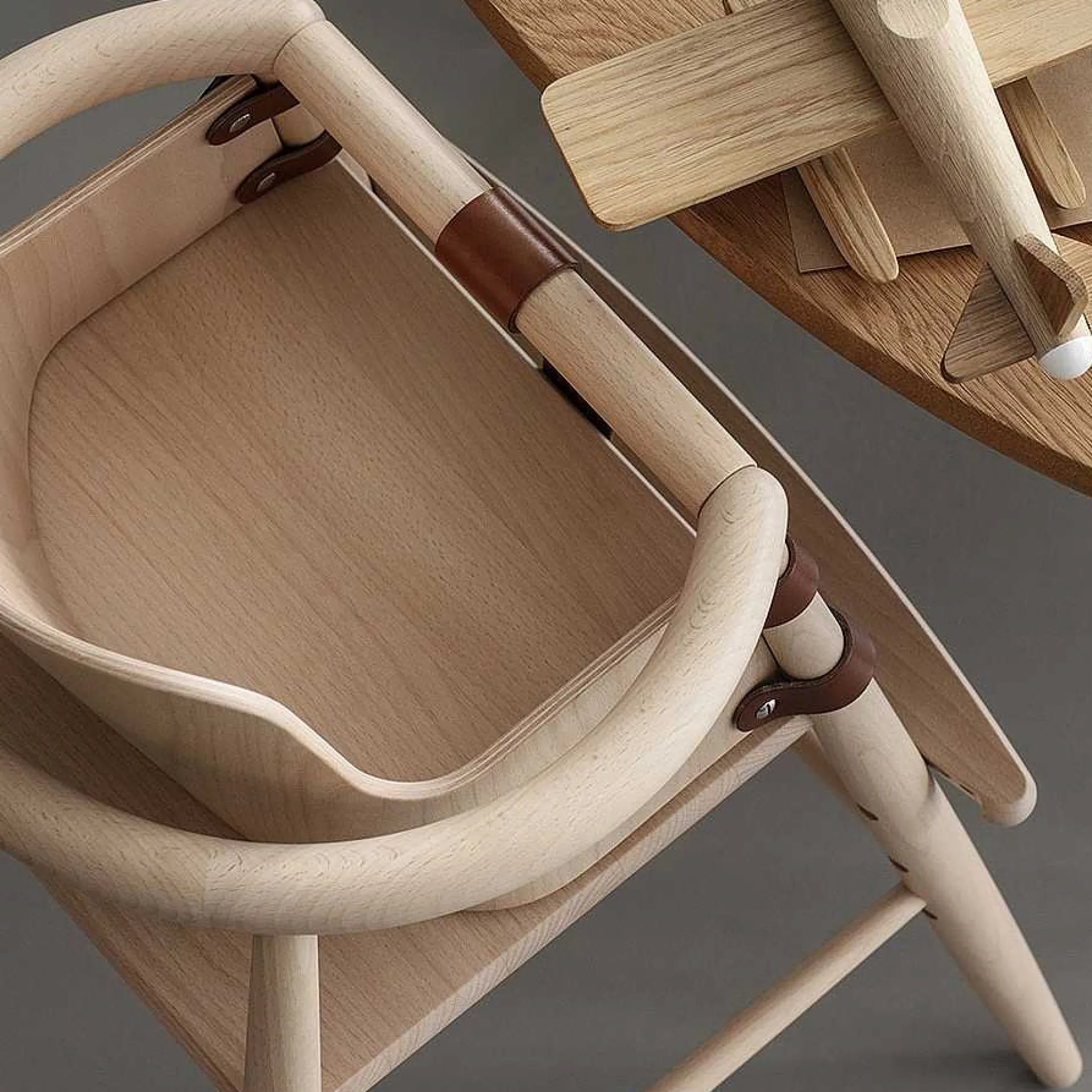 Carl Hansen & Søn Chairs, Tables And Desk*Nd54S | High Chair - Lacquered Beech