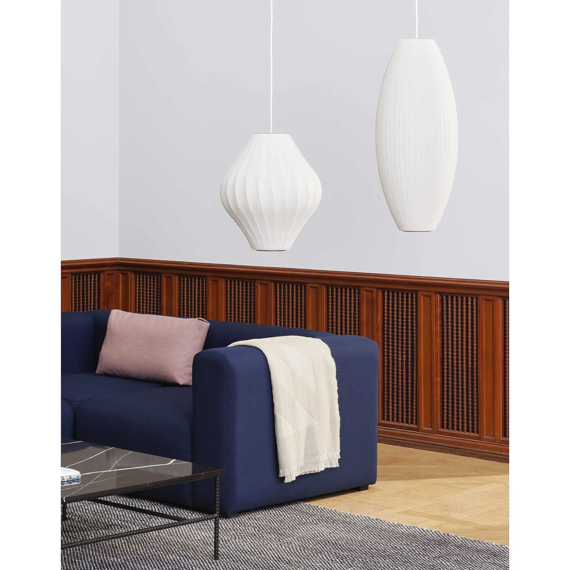 HAY Pendant Lights*Nelson Cigar Bubble L - Webbing Polymer