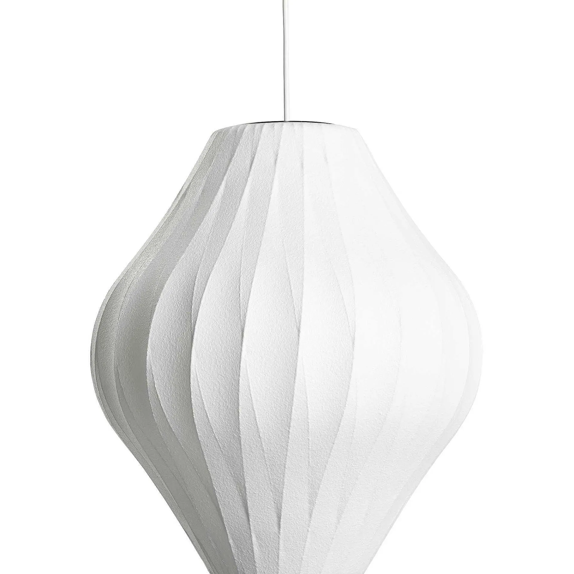 HAY Pendant Lights*Nelson Pear Crisscross Bubble M - Webbing Polymer