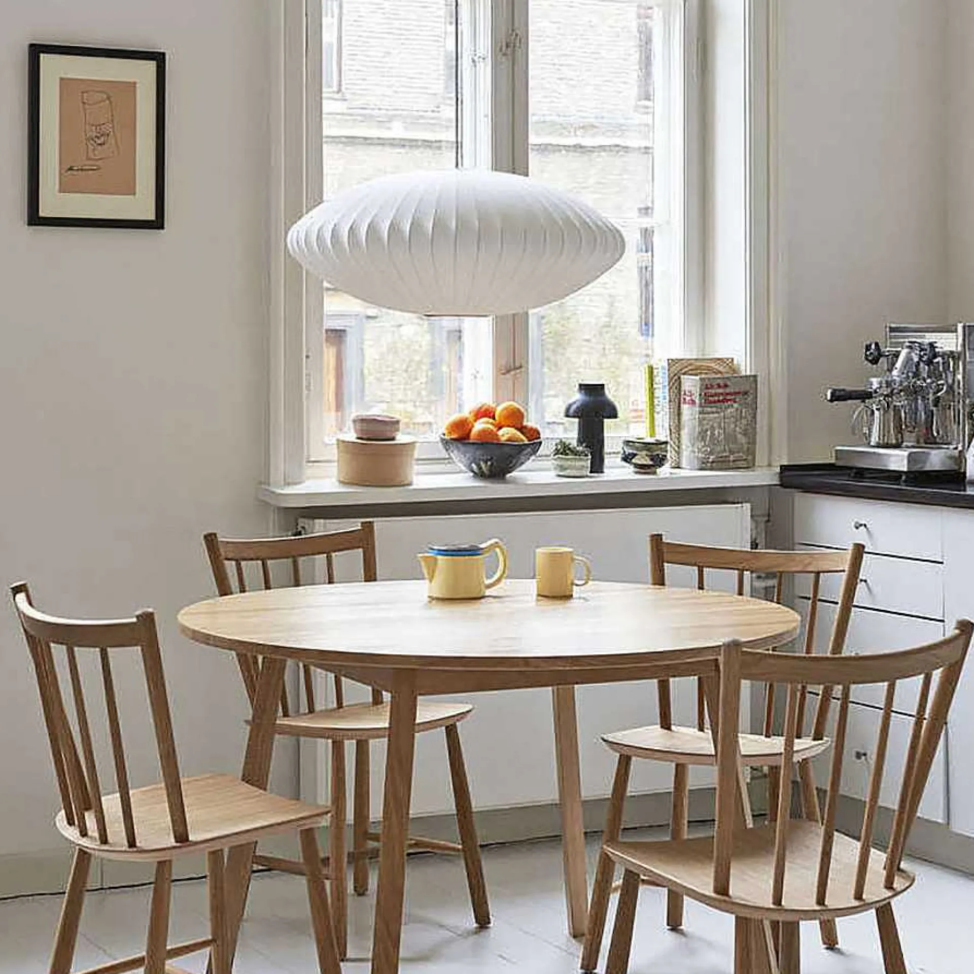 HAY Pendant Lights*Nelson Saucer Bubble Pendant L | Off White