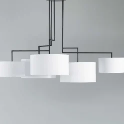 Zeitraum Pendant Lights*Noon 5 | Textile White