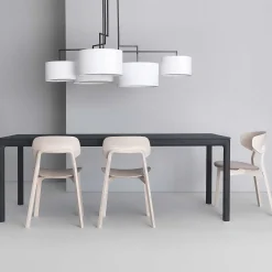 Zeitraum Pendant Lights*Noon 5 | Textile White